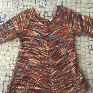 Faded Glory Women's V-Neck Sweater - Multicolor